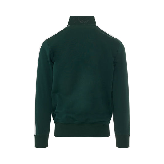 Classic Track Jacket in Green/White