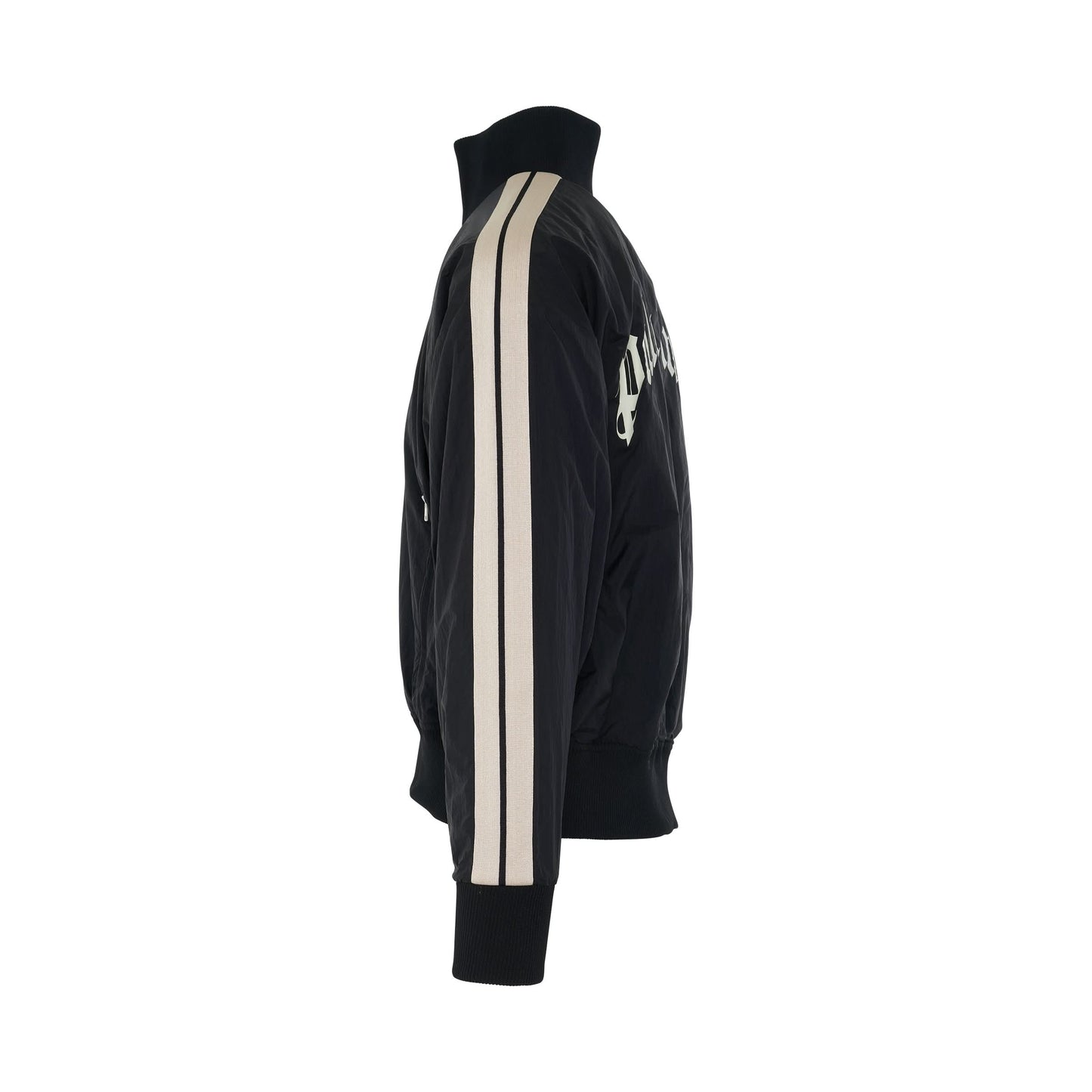 Curved Logo Wr Track Jacket in Black