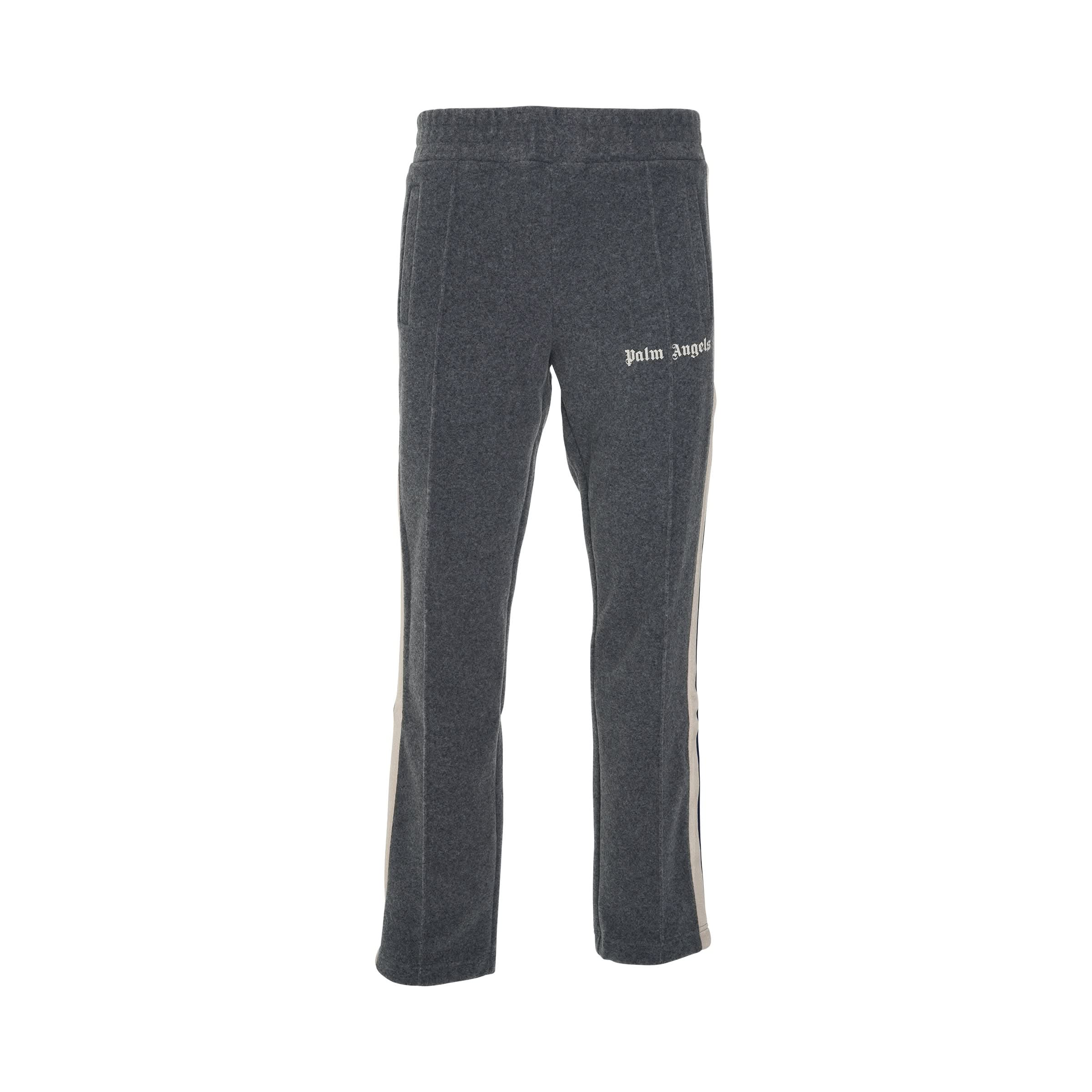 Wool Track Pants in Black