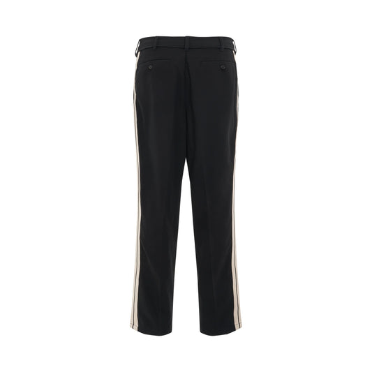 Track Belt Pants in Black