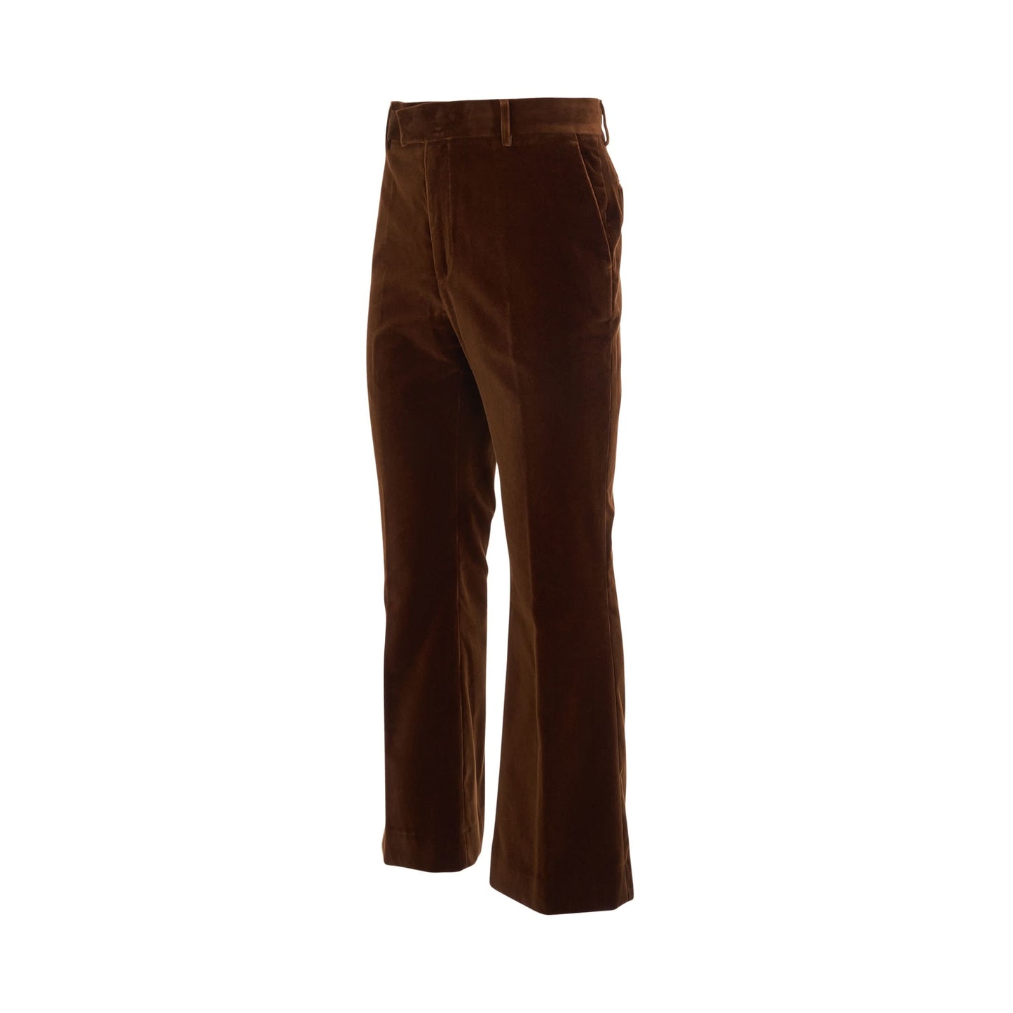 Velvet Suit Pants in Brown