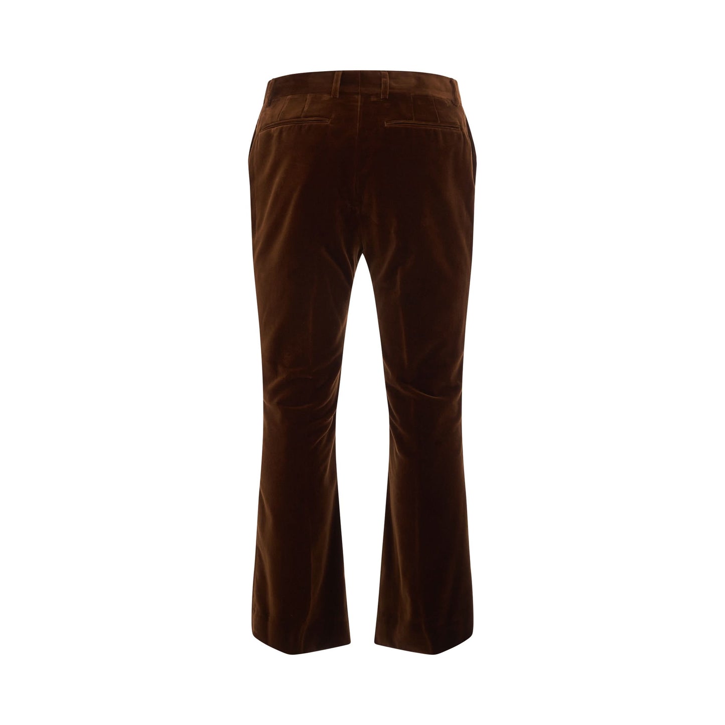 Velvet Suit Pants in Brown