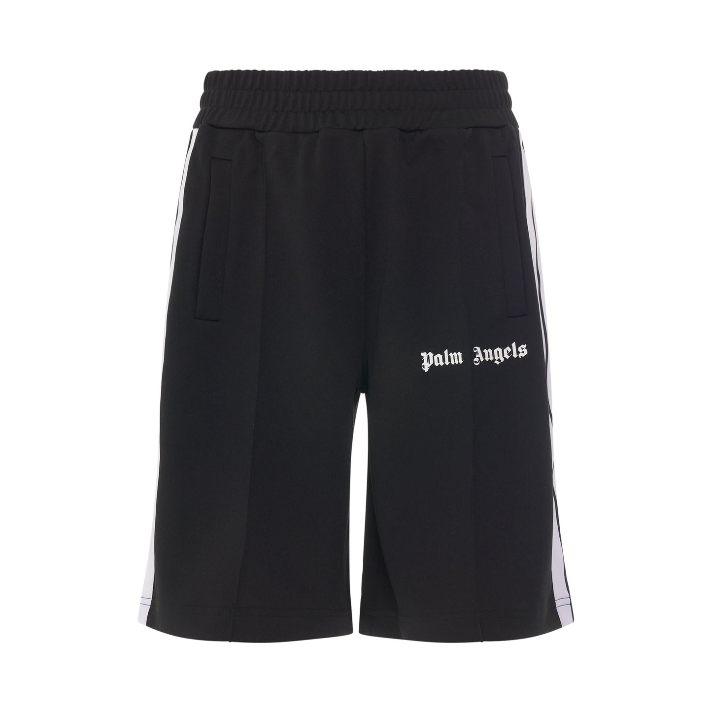 Classic Track Shorts in Black/White