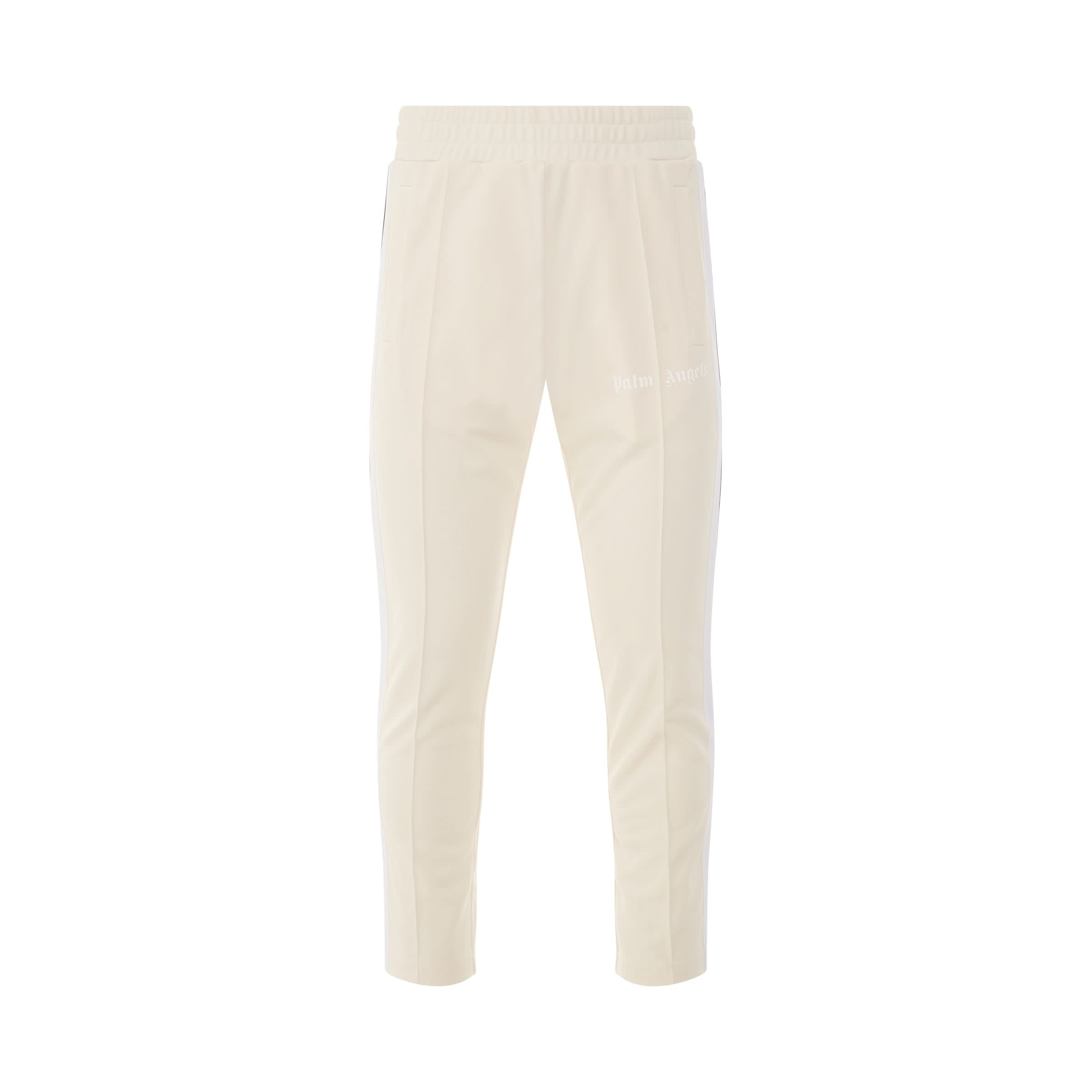 PA Slim Track Pants in Off White/White