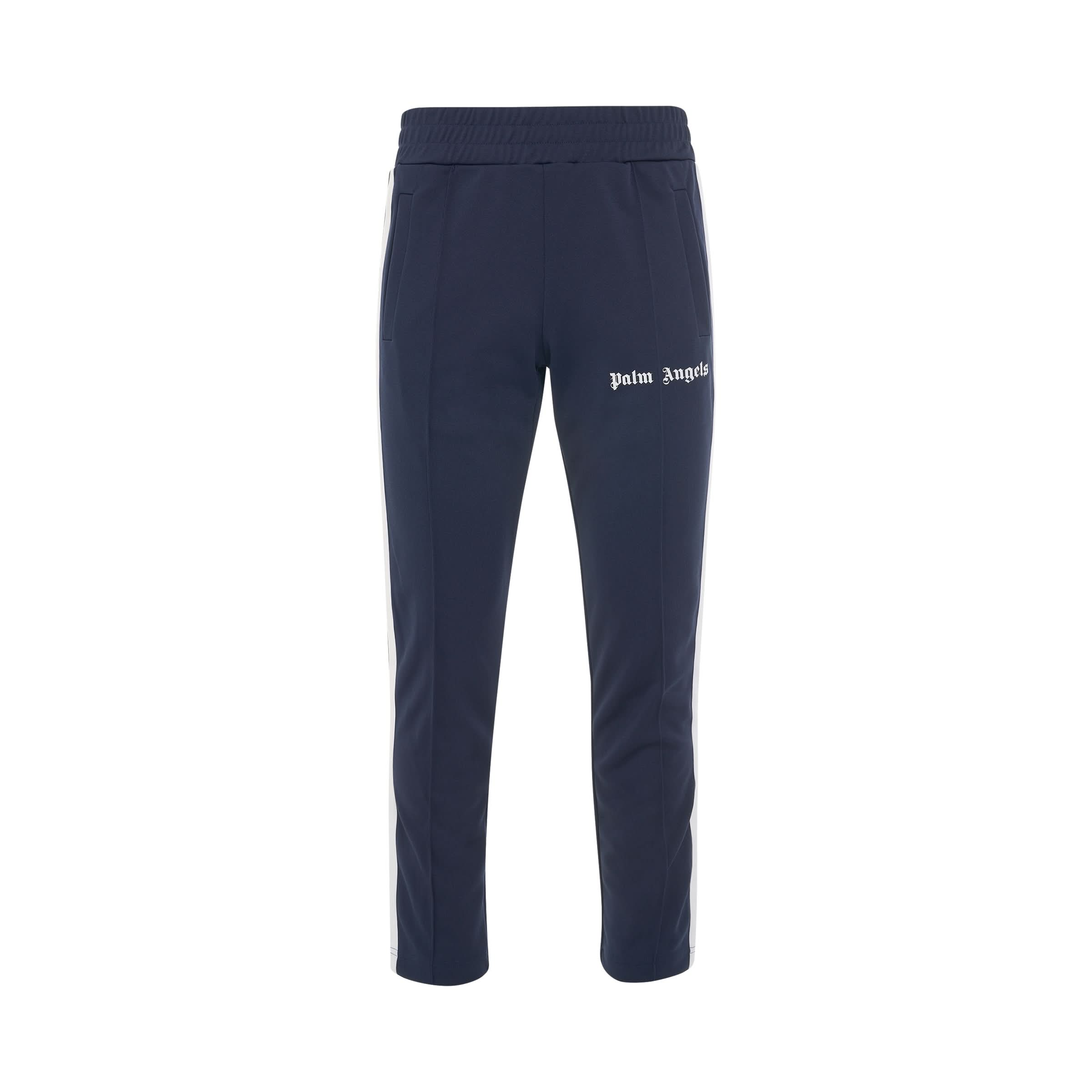 PA Slim Track Pants in Navy Blue/White