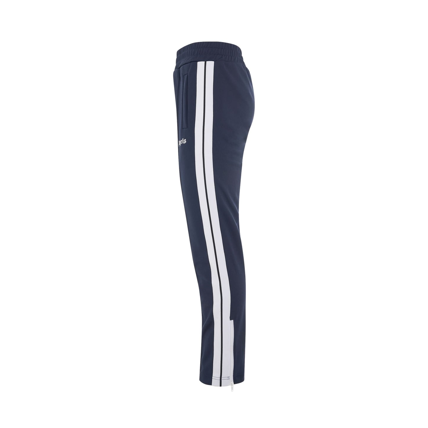 PA Slim Track Pants in Navy Blue/White