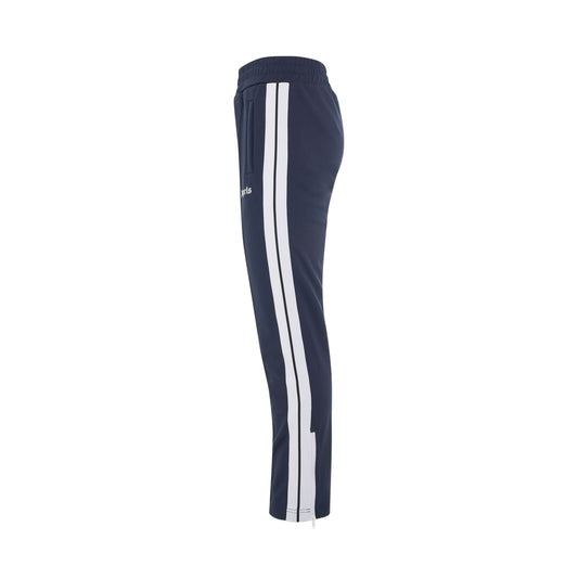 PA Slim Track Pants in Navy Blue/White