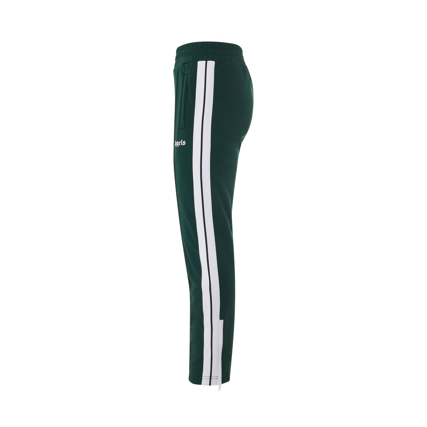 PA Slim Track Pants in Green/White