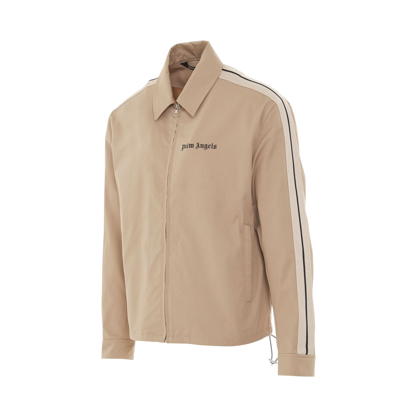 Logo Coach Jacket in Beige/Black