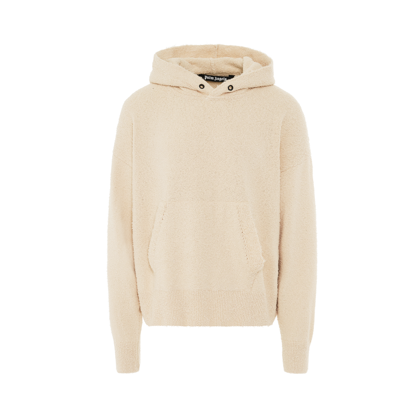 Knitted Hoodie in Off White