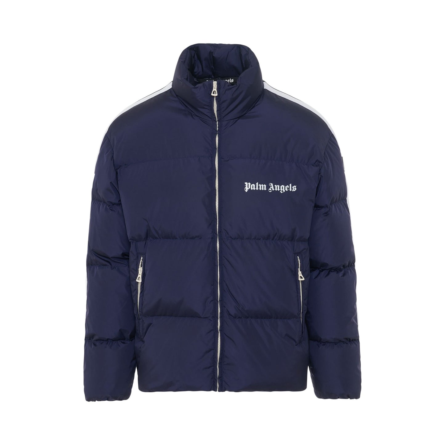 Classic Track Down Jacket in Navy Blue/White