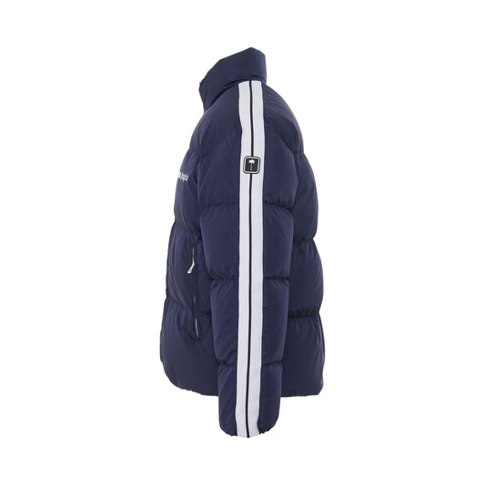 Classic Track Down Jacket in Navy Blue/White