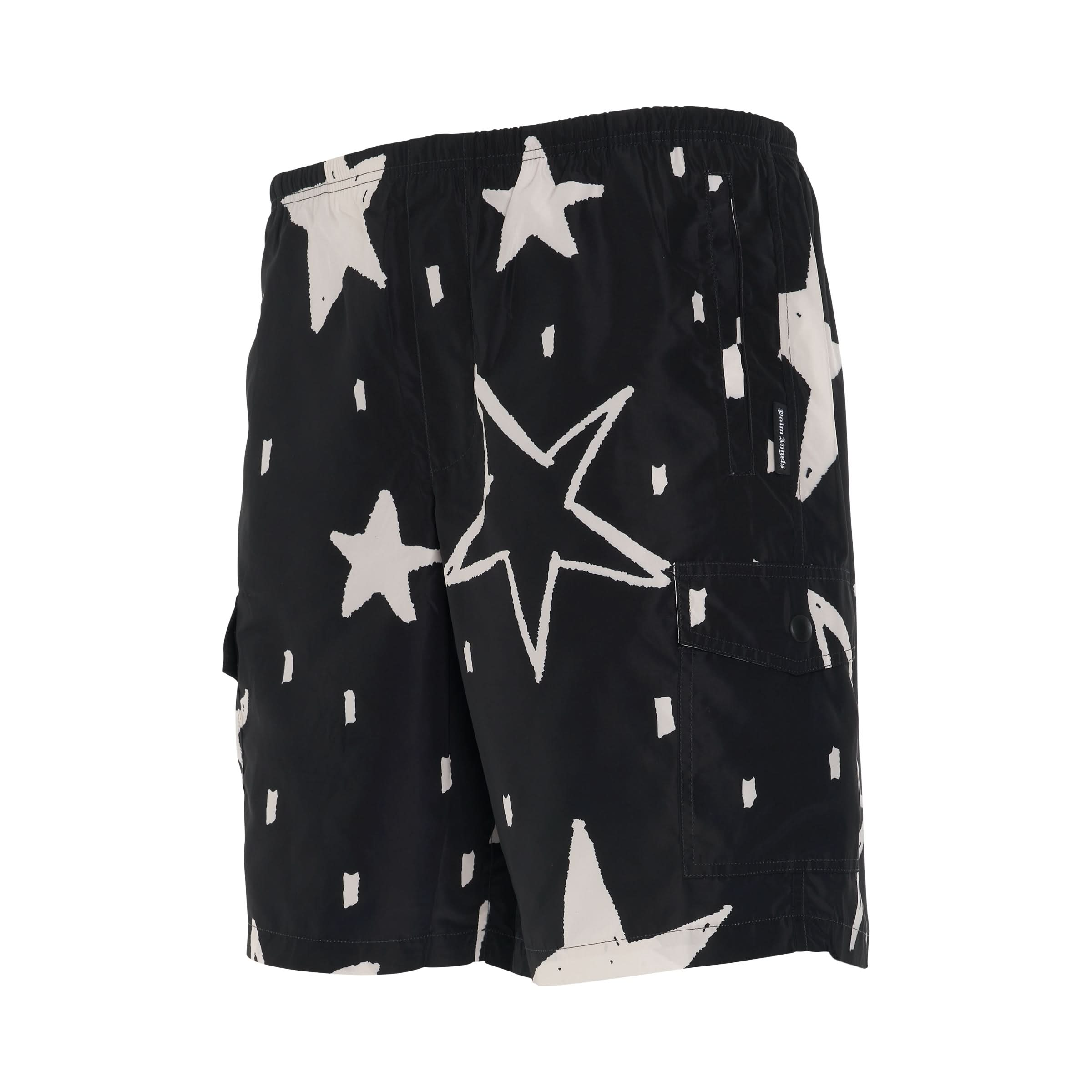 Night Sky Swim Shorts in Black