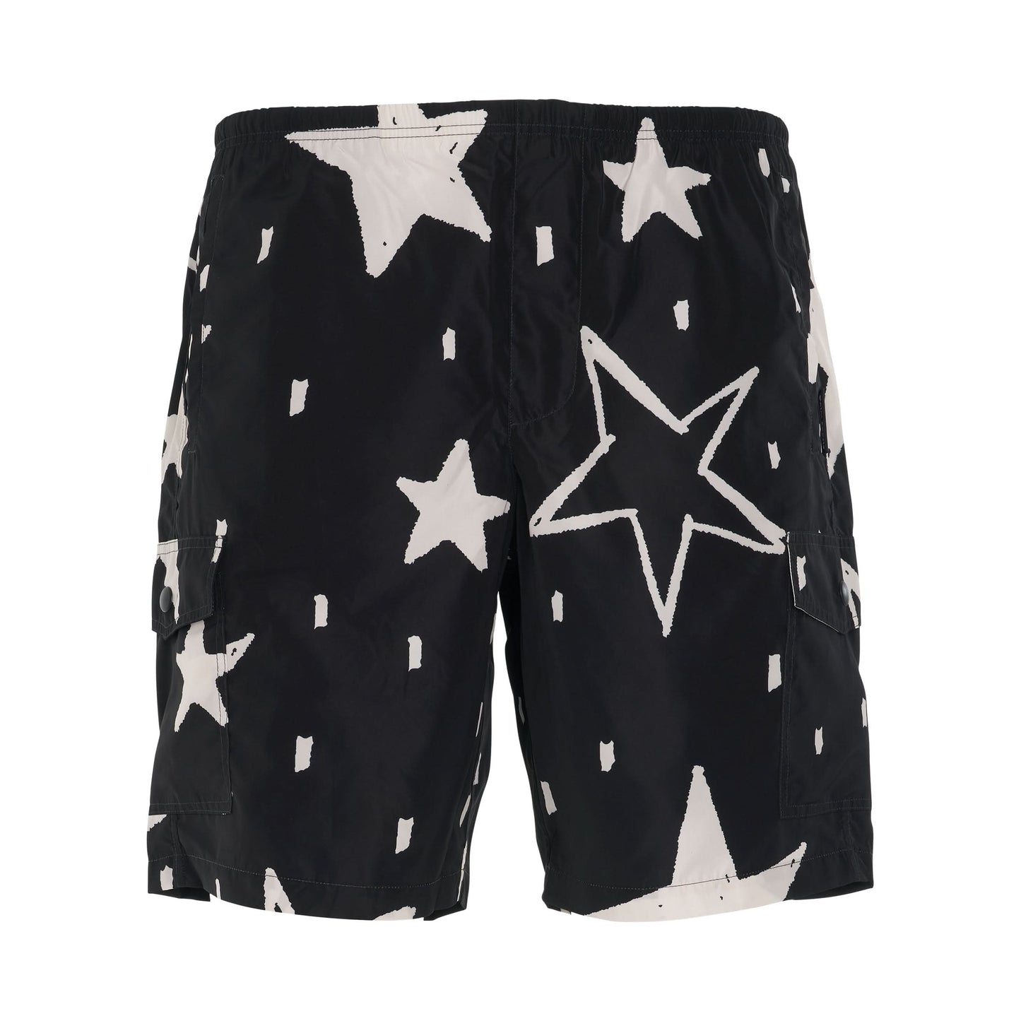 Night Sky Swim Shorts in Black