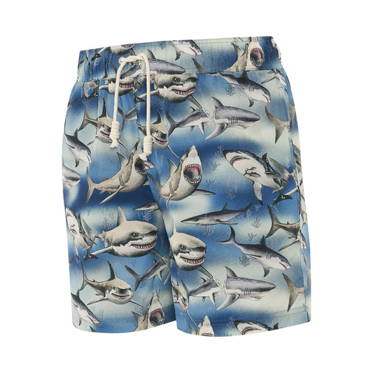 Sharks Swimshorts in Blue/Black