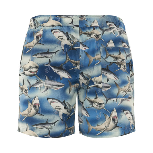 Sharks Swimshorts in Blue/Black