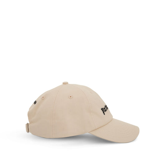 Classic Logo Cap in Off White/Black