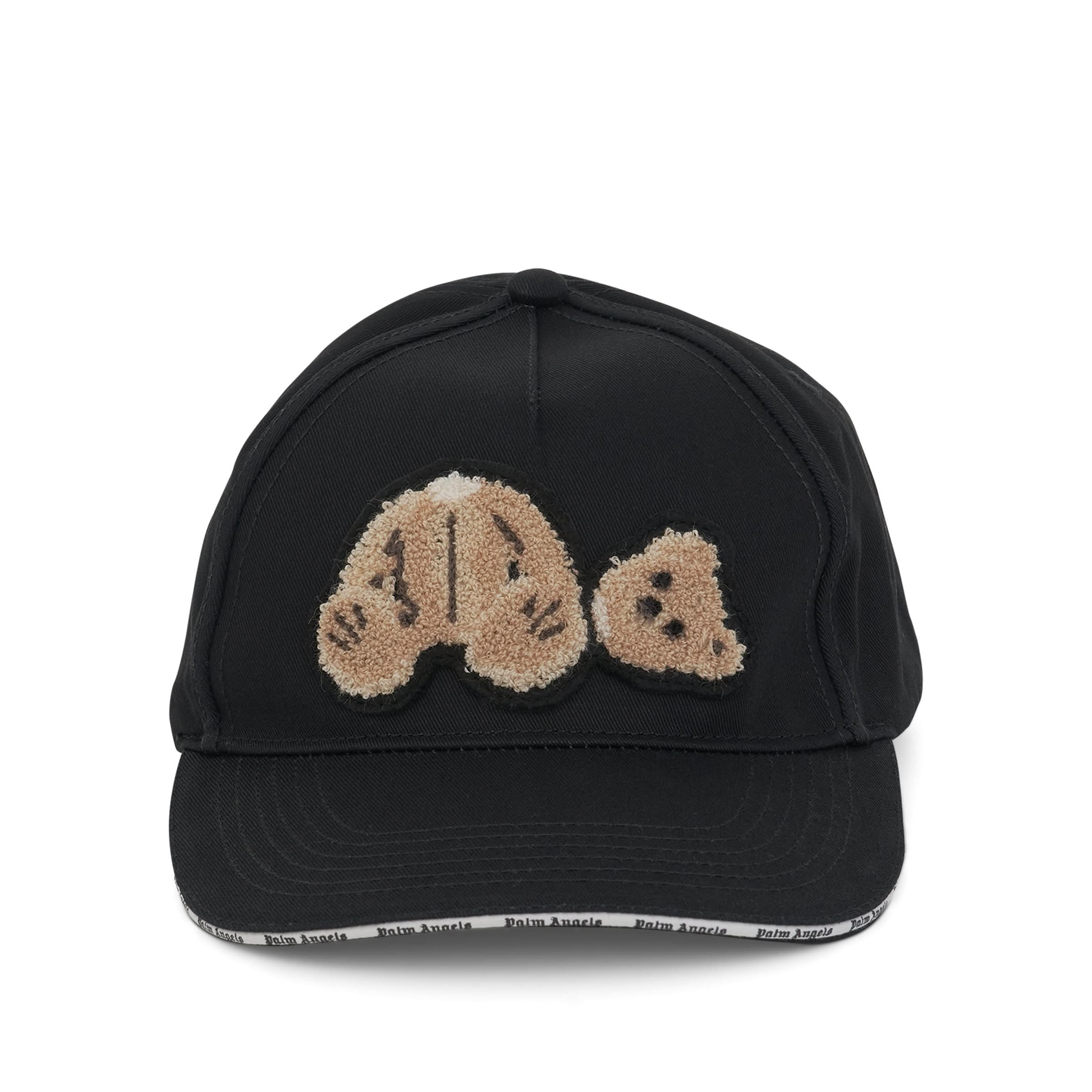 Bear Cap in Black/Brown