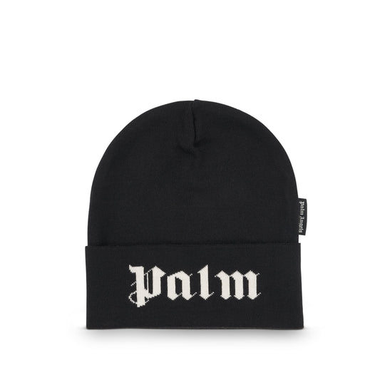 PA Beanie in Black/White