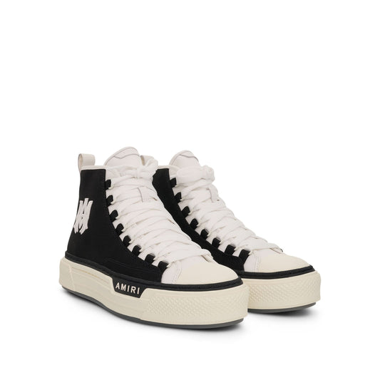 Court High Sneaker in Black/White