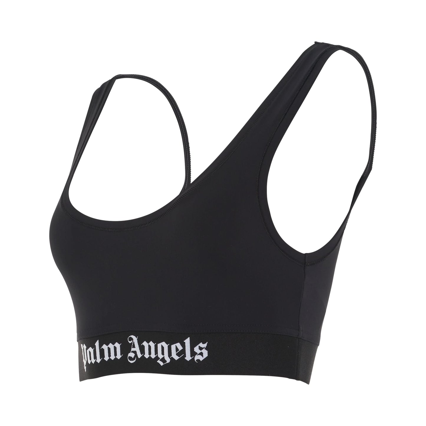 Classic Logo Sport Bra in Black