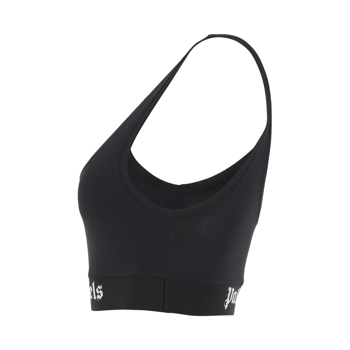 Classic Logo Sport Bra in Black