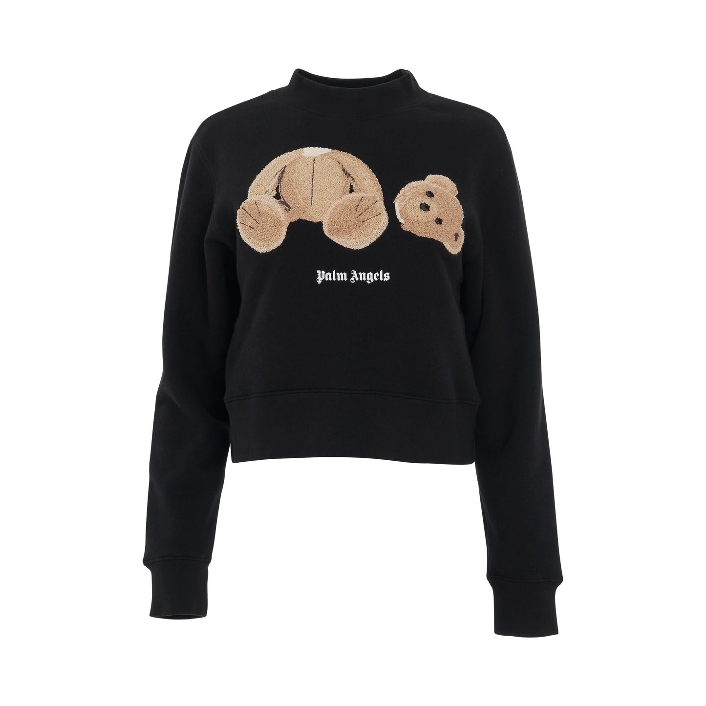 PA Bear Fitted Sweatshirt in Black