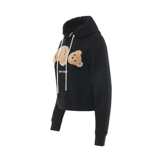 PA Bear Hoodie in Black/Brown