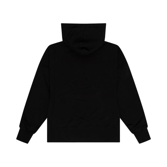 New York Sprayed Logo Hoodie in Black