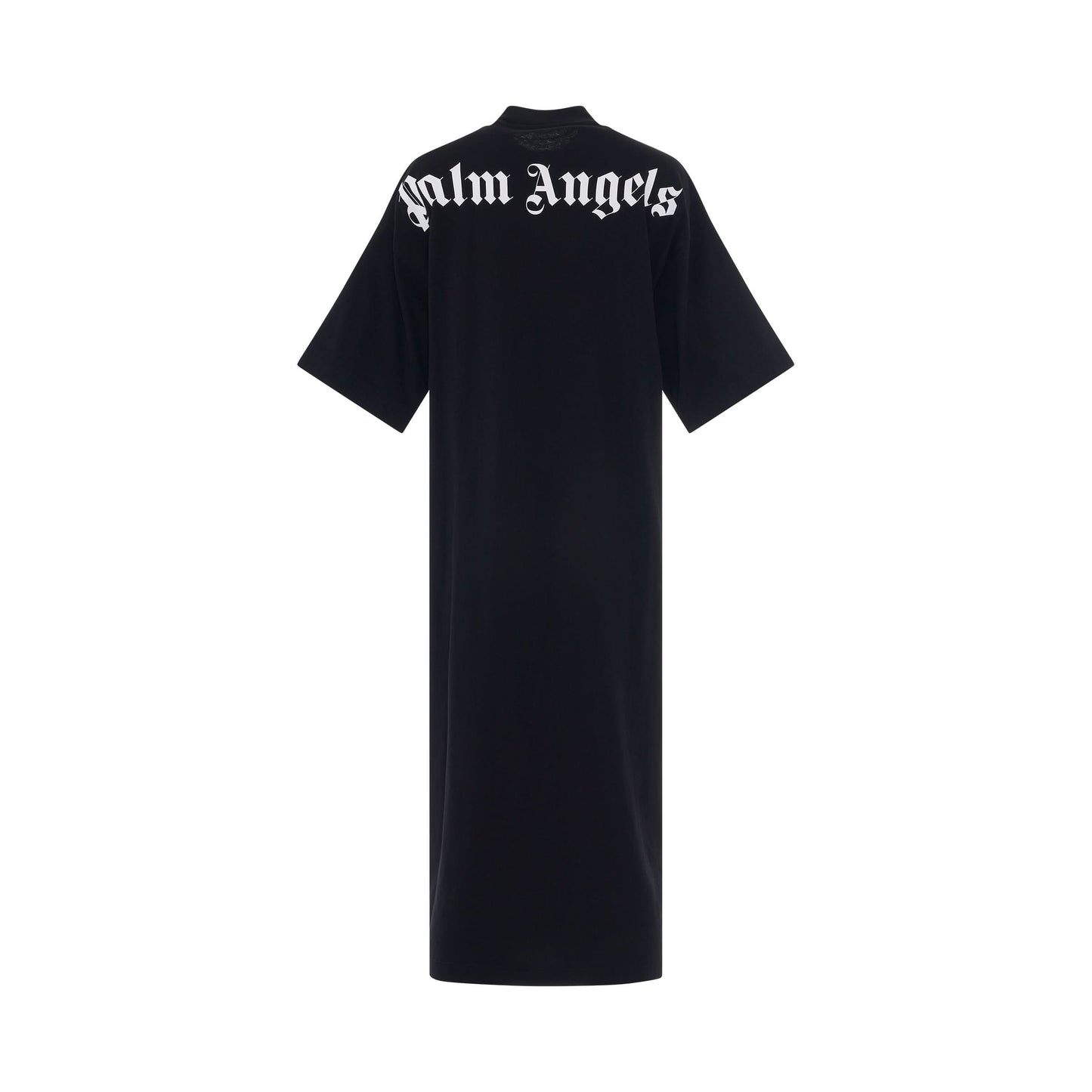 Logo Over T-Shirt Dress in Black/White