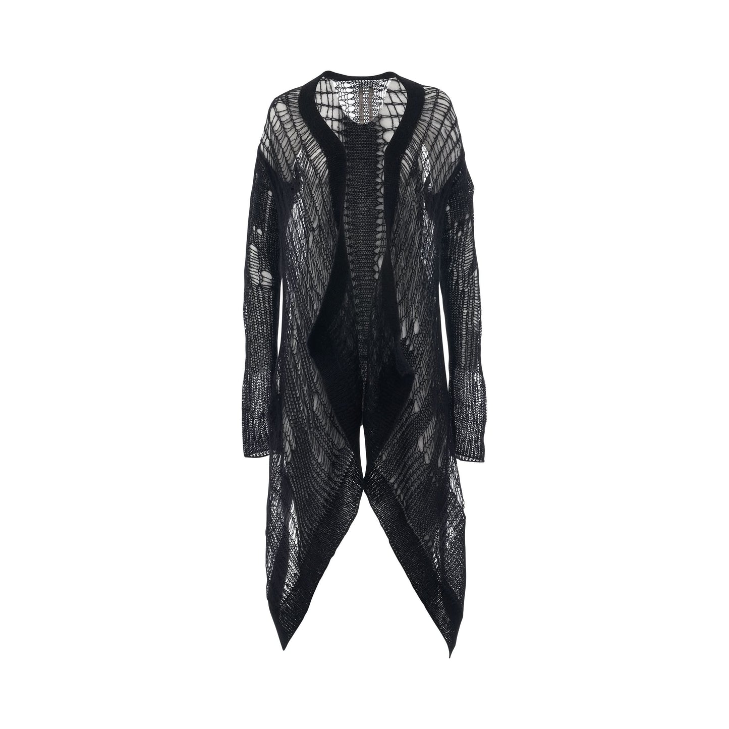 Maglia Spider Wrap Cardigan in Black