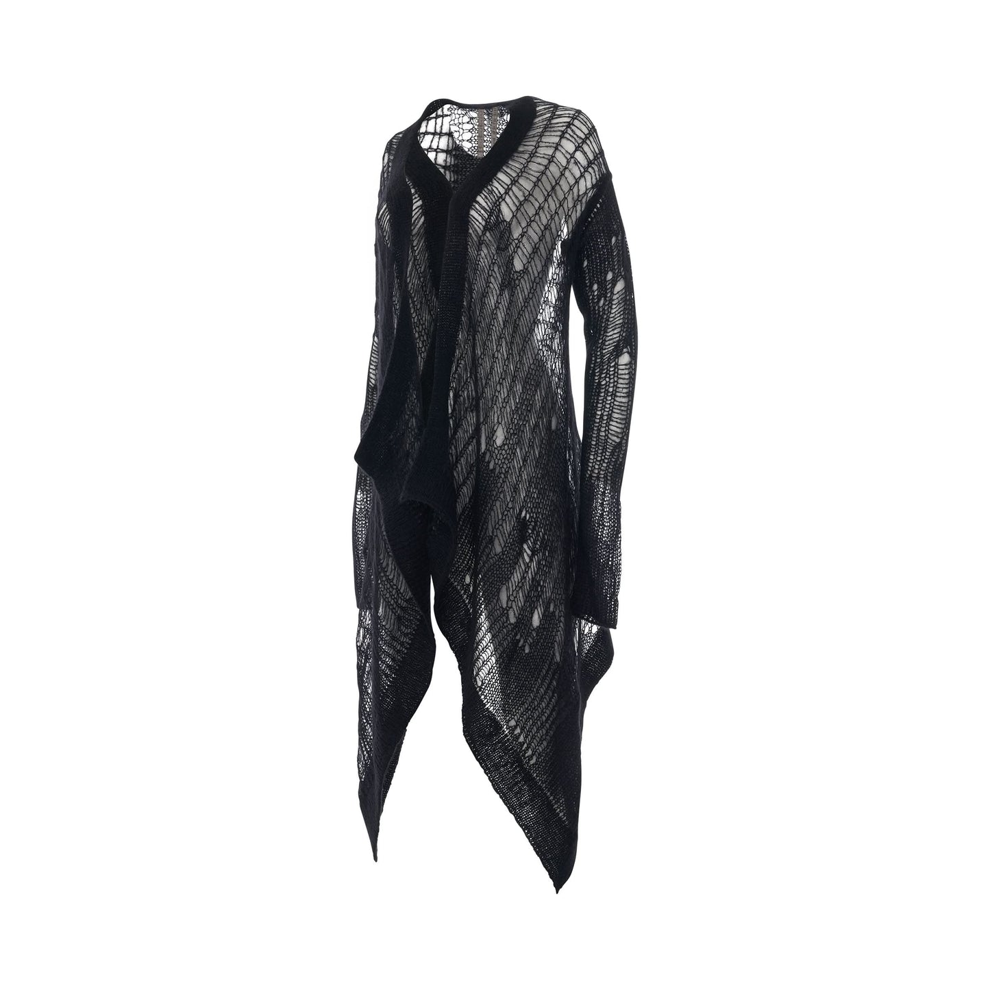 Maglia Spider Wrap Cardigan in Black