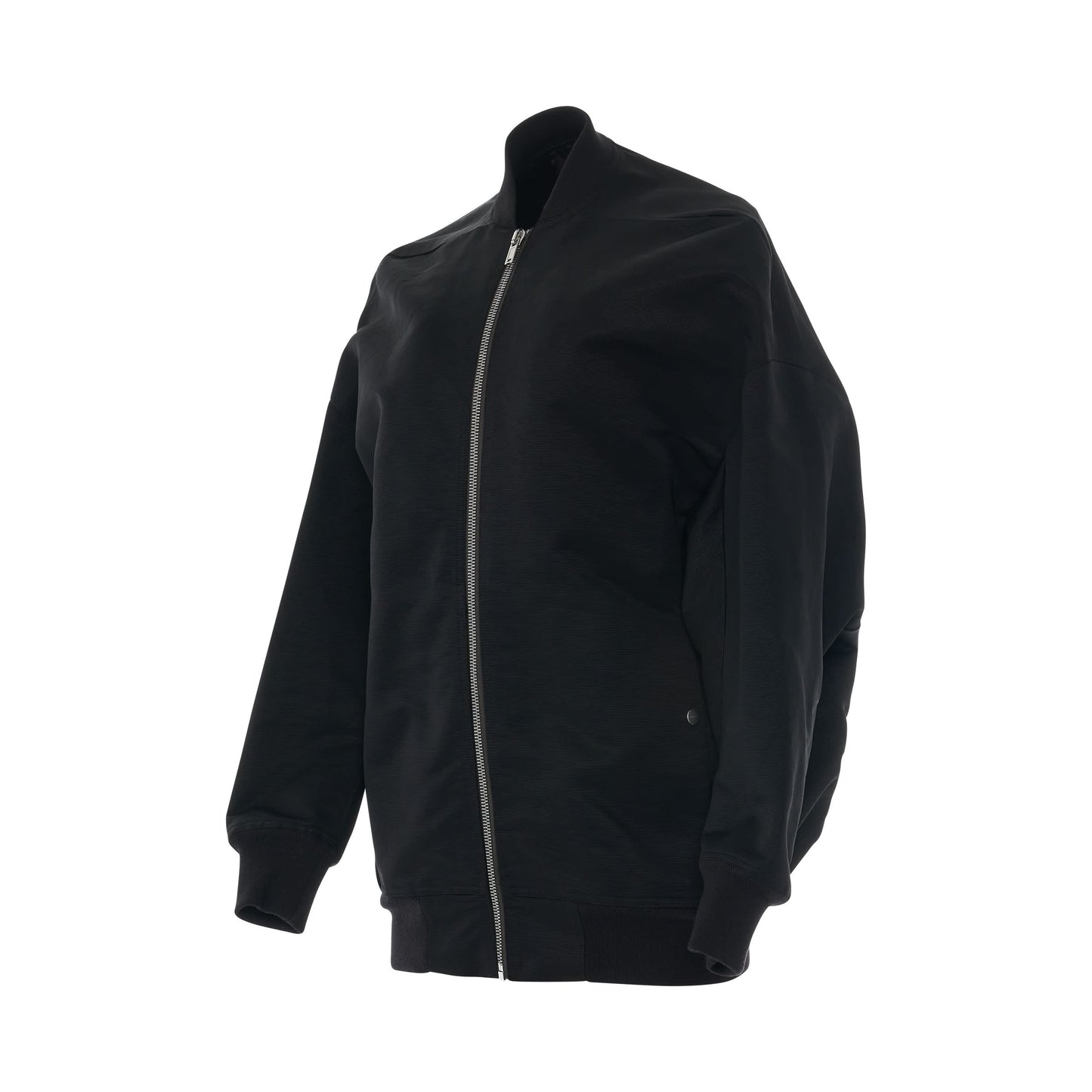 Jumbo Peter Flight Bomber Jacket in Black