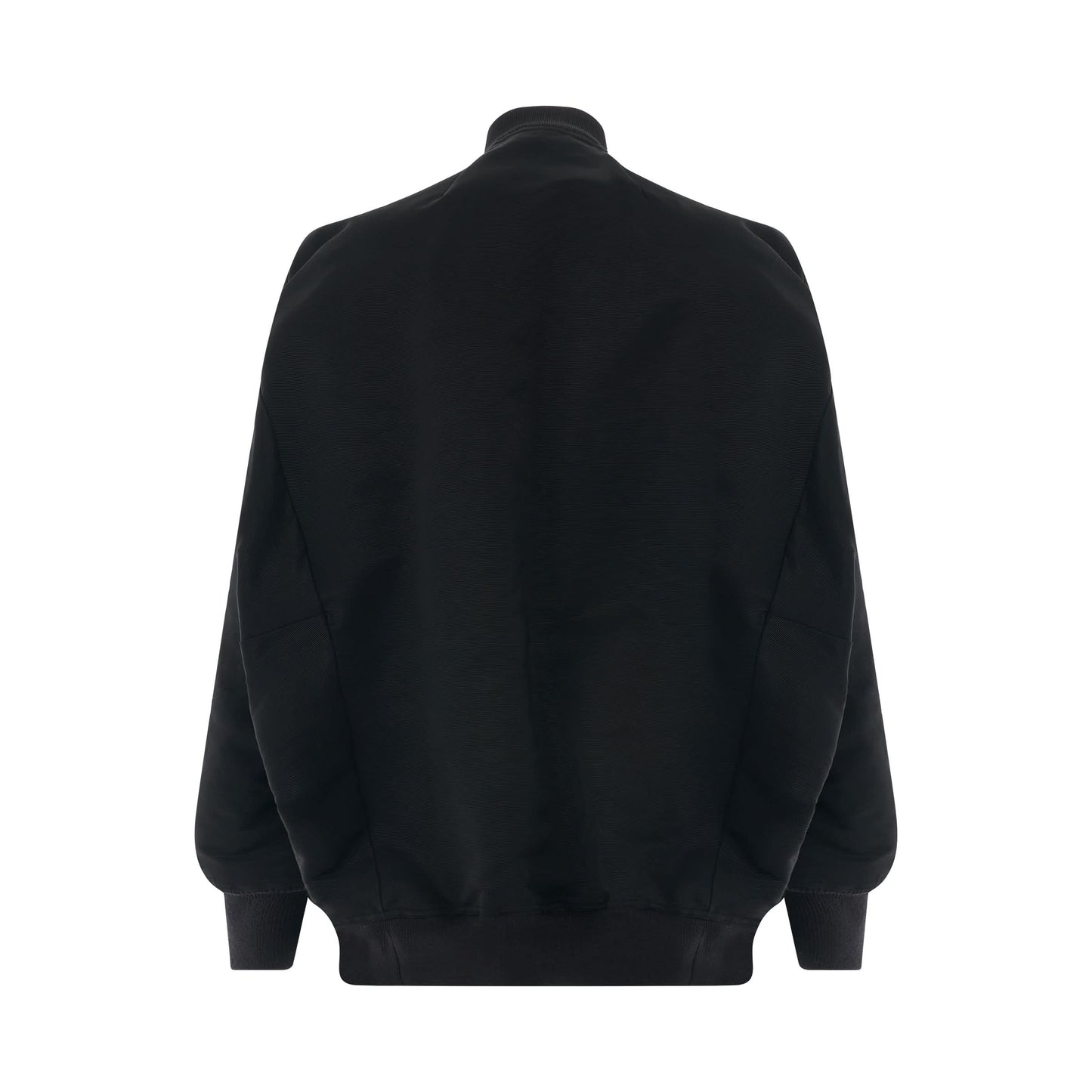 Jumbo Peter Flight Bomber Jacket in Black