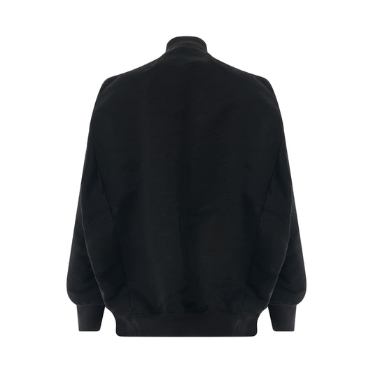 Jumbo Peter Flight Bomber Jacket in Black