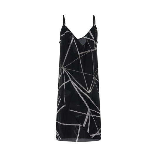 Cupro Slip Dress in Babel Print