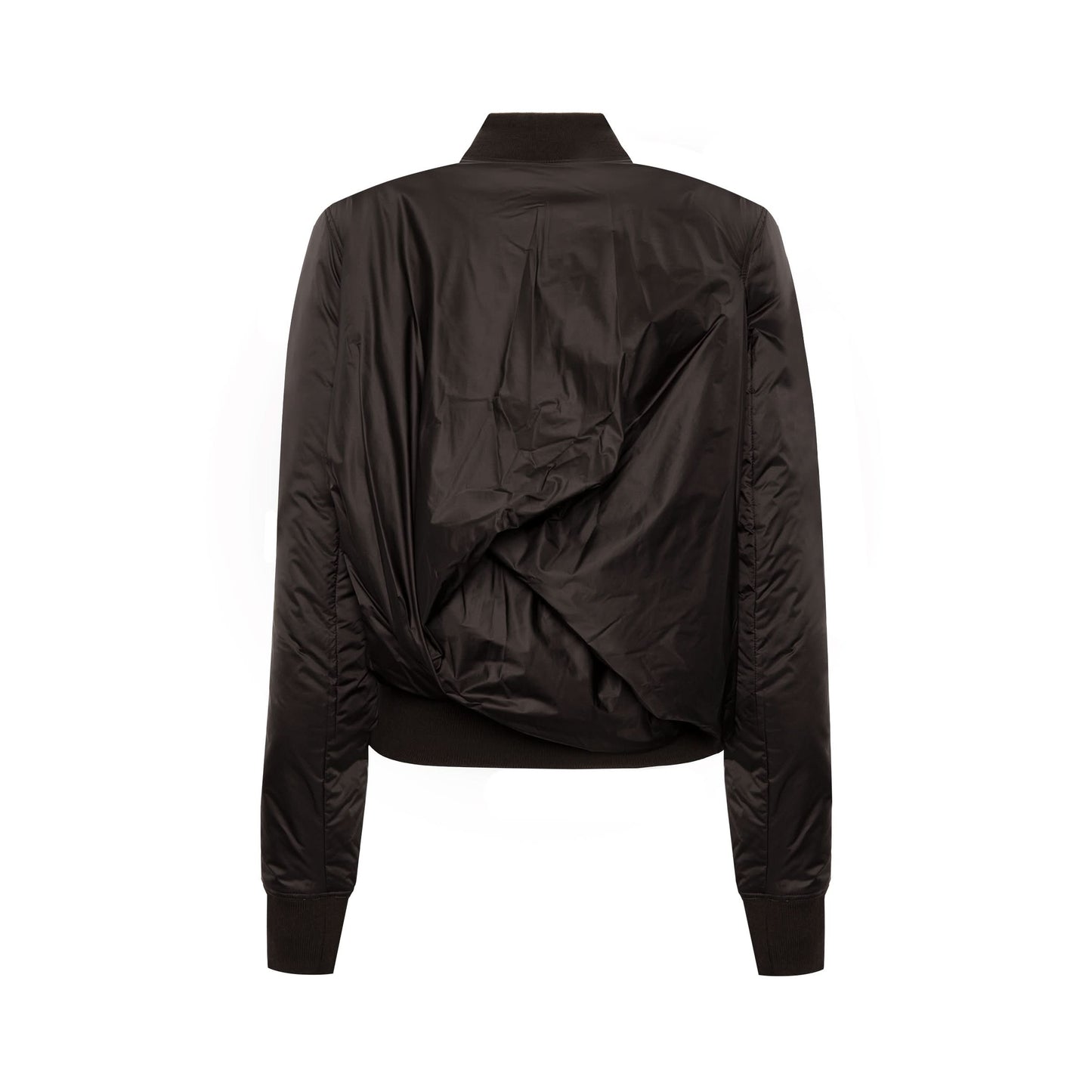 Padded Bomber Jacket in Black