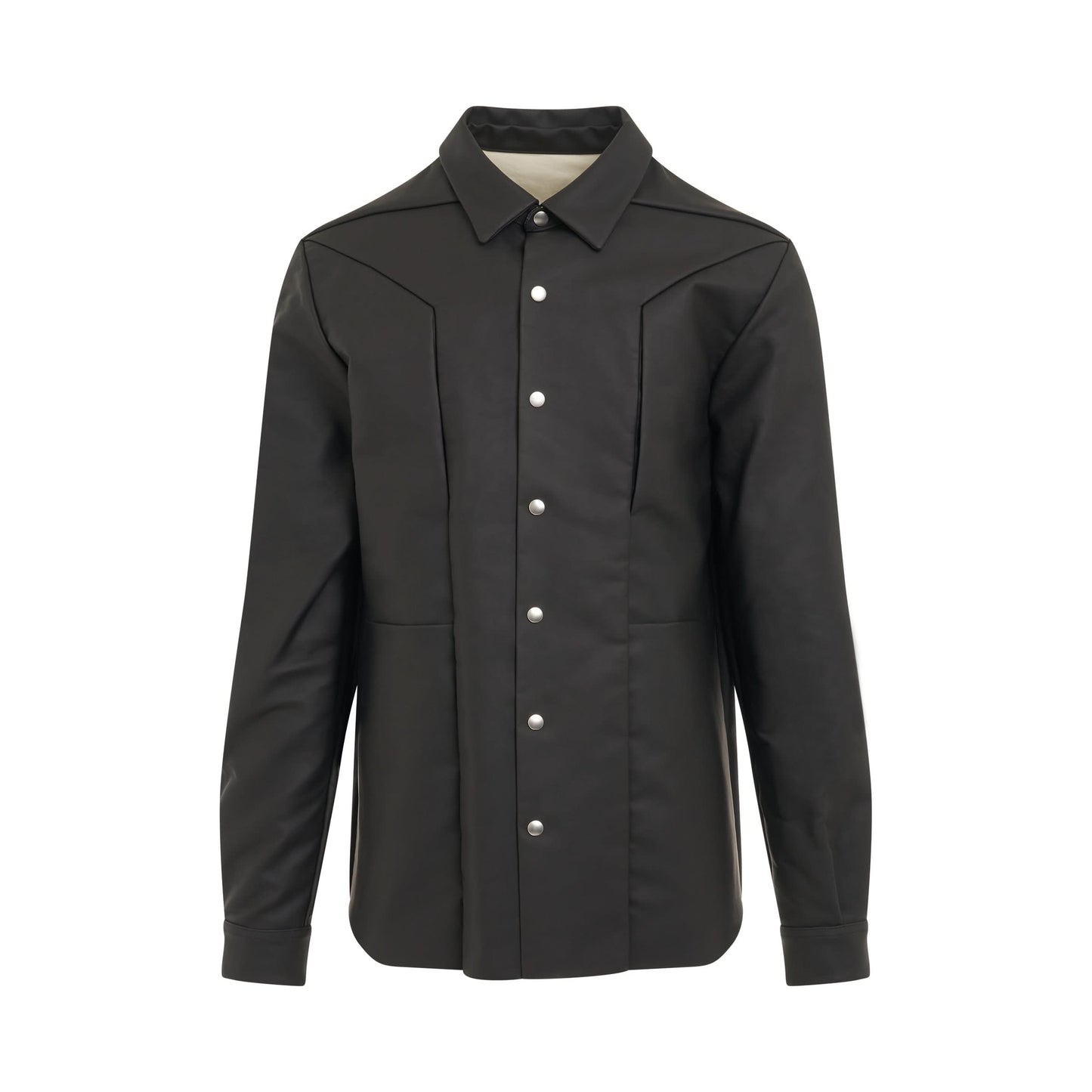 Strobe Woven Outershirt in Black/Natural