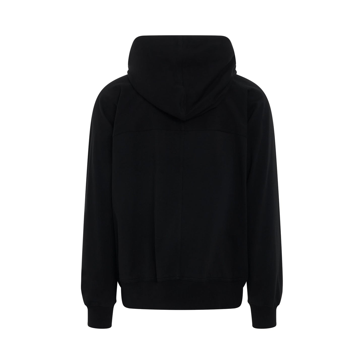 Knit Windbreaker T-Shirt in Black