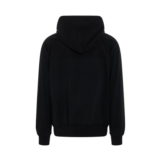 Knit Windbreaker T-Shirt in Black