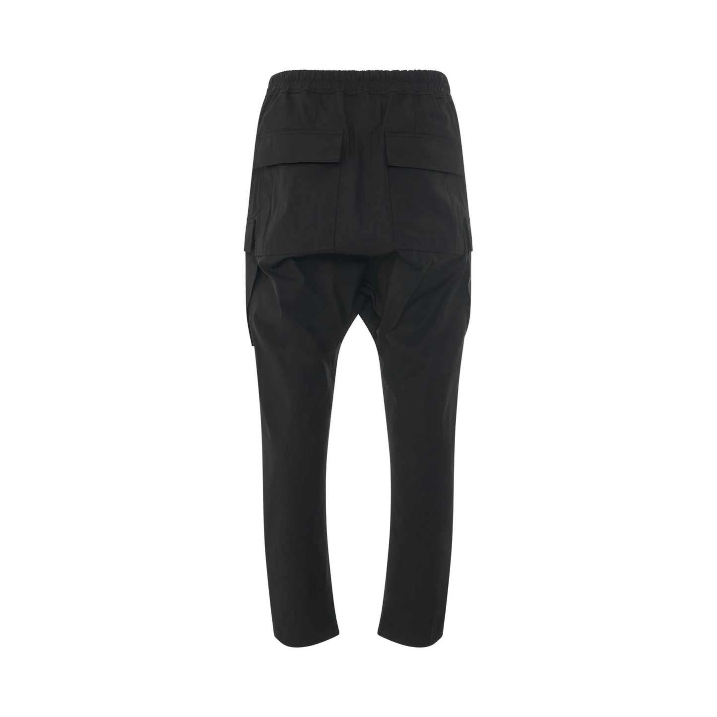 Cargo Long Woven Pants in Black