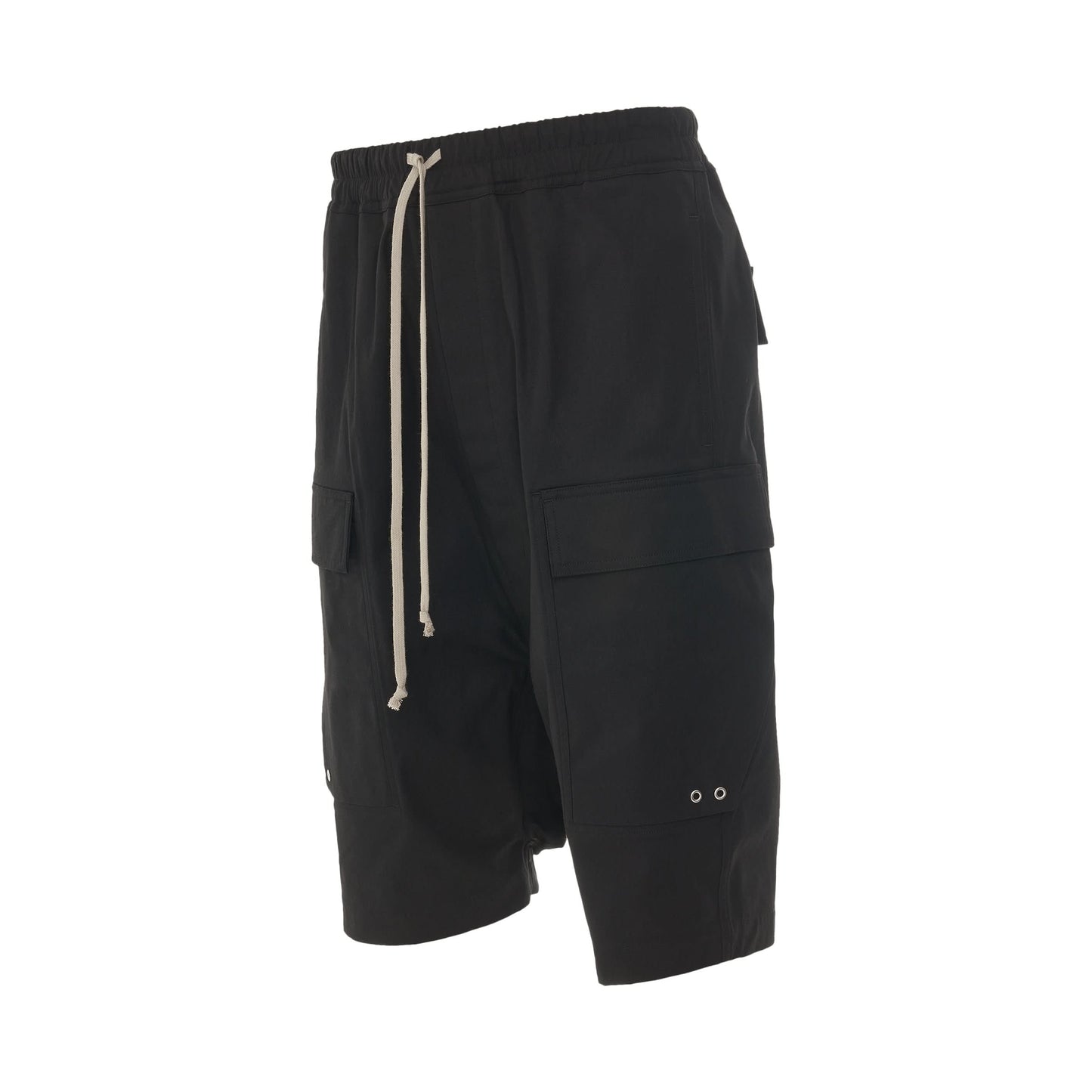 Cargo Pods Woven Pants in Black