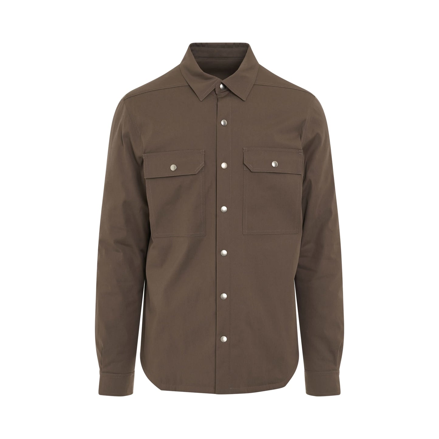 Woven Padded Outershirt in Dust