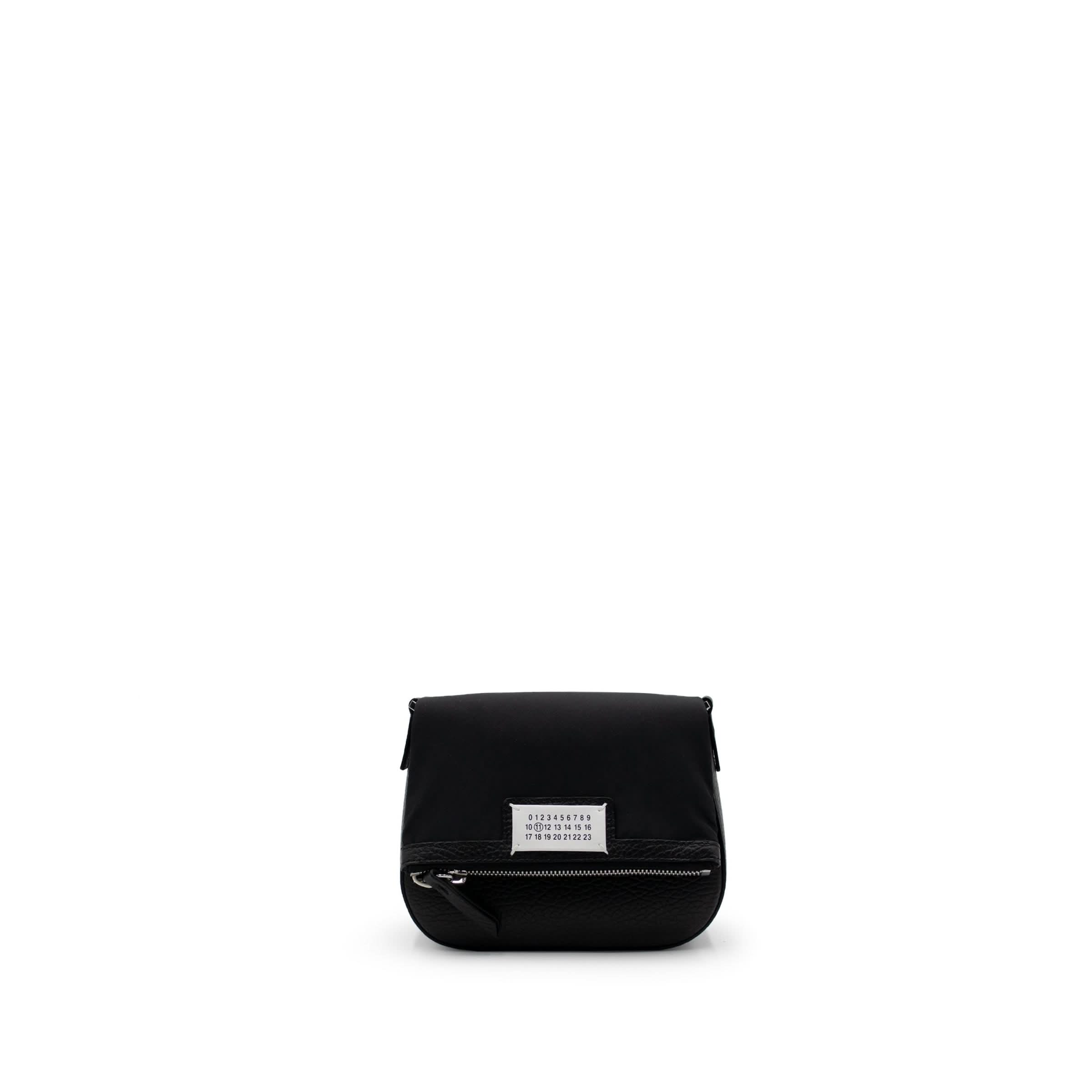 Mini Logo Patch Bag in Black