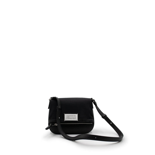 Mini Logo Patch Bag in Black