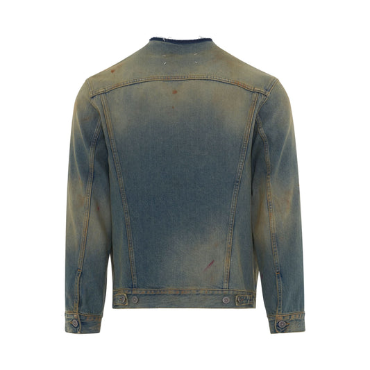 Denim Sports Jacket in Dirty Wash