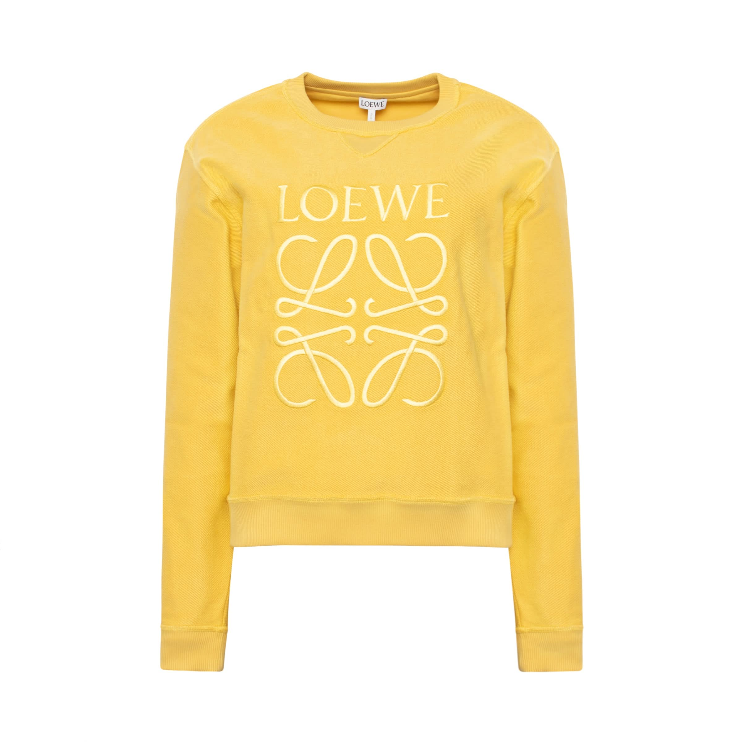 Anagram Sweatshirt in Light Yellow