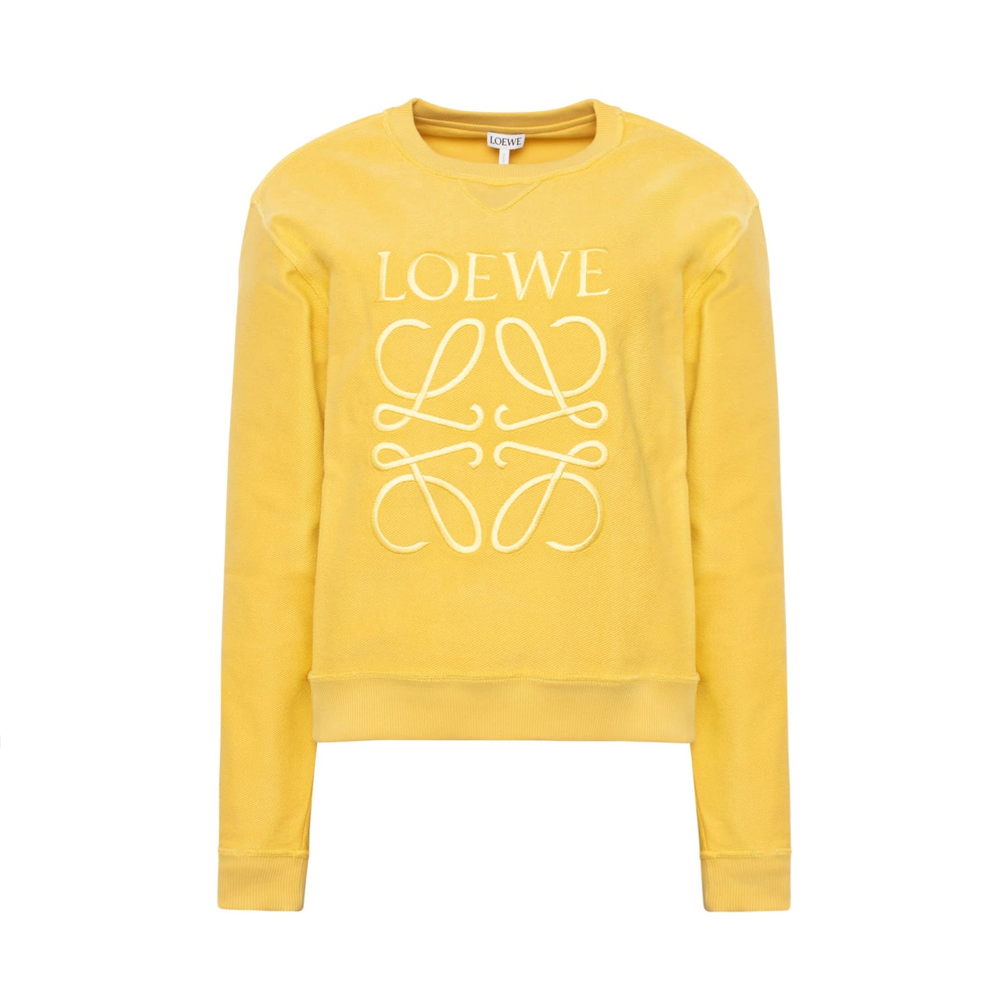 Anagram Sweatshirt in Light Yellow