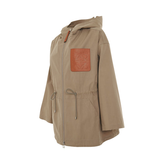 Hooded Jacket in Sandstone