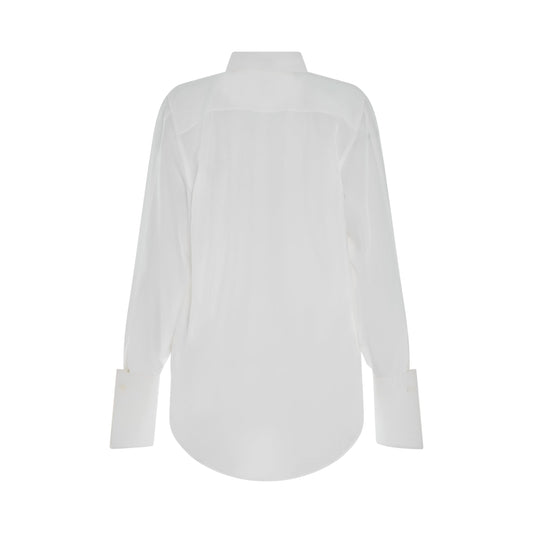 Pintuck Shirt In Ivory